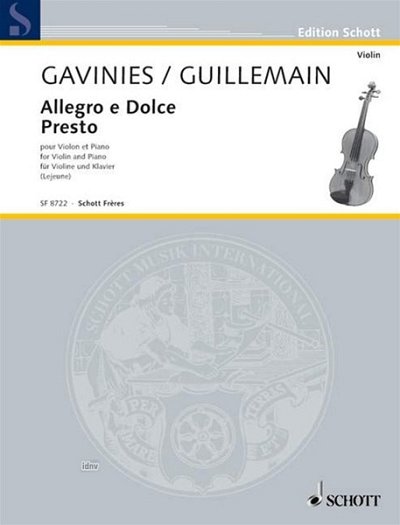 P. Gaviniès: Allegro e Dolce/Presto , VlKlav