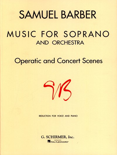 S. Barber: Music for Soprano and Orchestra, GesHKlav