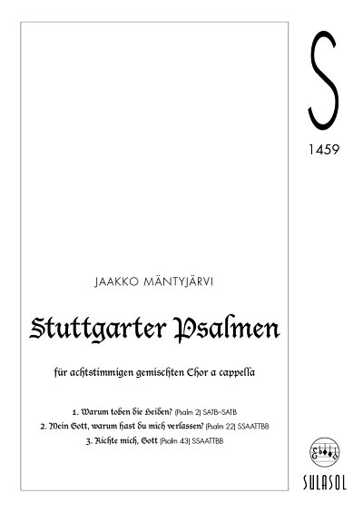 J. Mäntyjärvi: Stuttgarter Psalmen, GCh8 (Chpa)