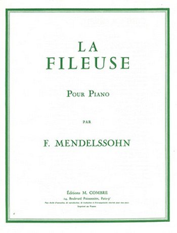 F. Mendelssohn Barth: La Fileuse, Klav