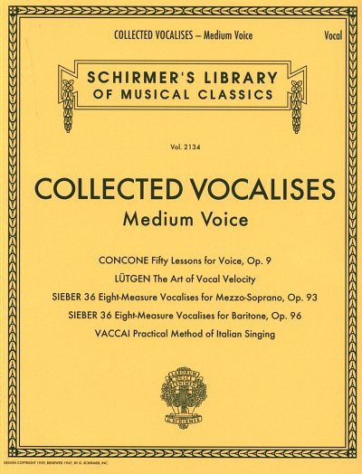 AQ: Collected Vocalises, GesMKlav (B-Ware)