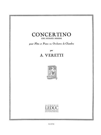 A. Veretti: Concertino, FlKlav (KlavpaSt)