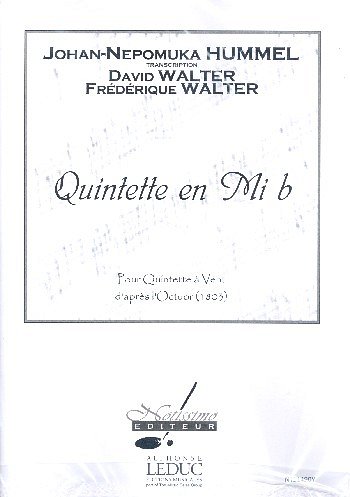 J.N. Hummel: Quintette, HolzEns (Pa+St)