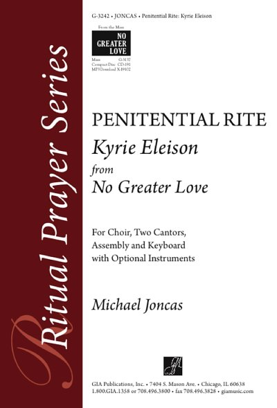 Kyrie eleison from No Greater Love, Ch (Pa+St)
