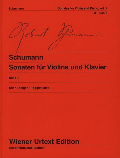 R. Schumann: Sonaten fuer Violine und Klav, VlKlav (KlavpaSt