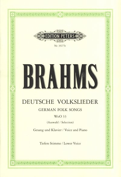 J. Brahms: Deutsche Volkslieder WoO 33 - tiefe St, GesTiKlav