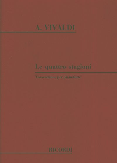 A. Vivaldi: Le Quattro Stagioni, Klav