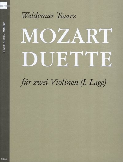 W.A. Mozart: Mozart-Duette, 2Vl (SpPart)