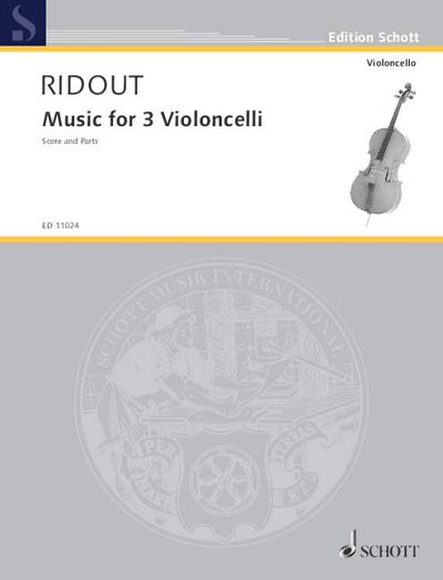 DL: A. Ridout: Music for 3 Violoncelli, 3Vc (Pa+St)