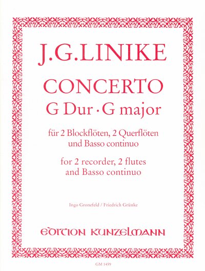 I. Gronefeld: Concerto G-Dur (Pa+St)