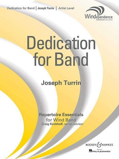 J. Turrin: Dedication For Band, Blaso (Pa+St)
