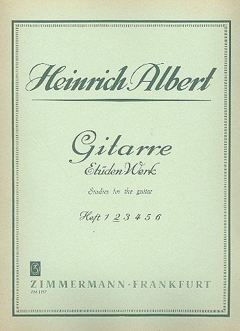 H. Albert: Gitarre Etueden Werk Bd 2