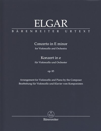 E. Elgar: Konzert in e op. 85, VcKlav (KASt)