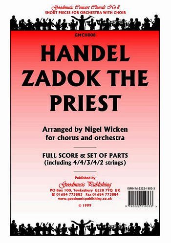 G.F. Händel: Zadok The Priest (Stsatz)