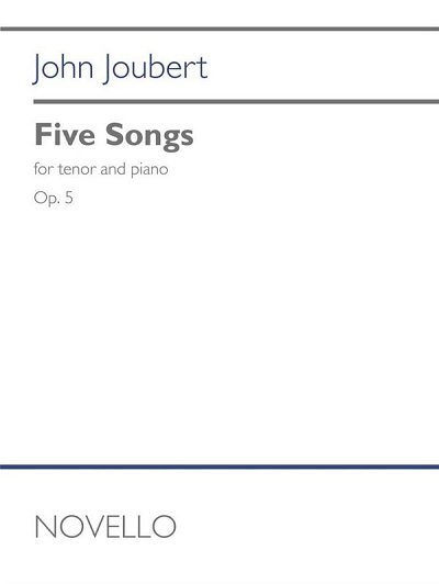 J. Joubert: Five Songs Op. 5