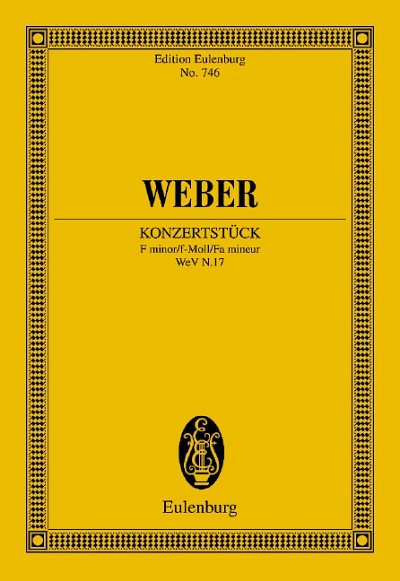 DL: C.M. von Weber: Konzertstück f-Moll, KlavOrch (Stp)