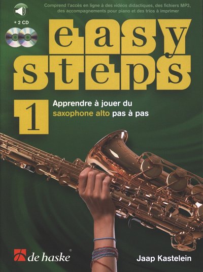 J. Kastelein: Easy Steps 1, Asax (+2CDOnlAudi)