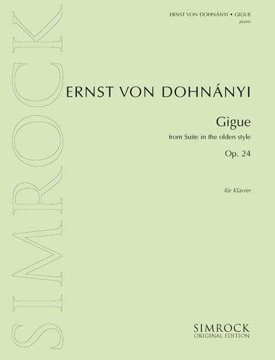 DL: E.v. Dohnányi: Suite im alten Stil, Klav