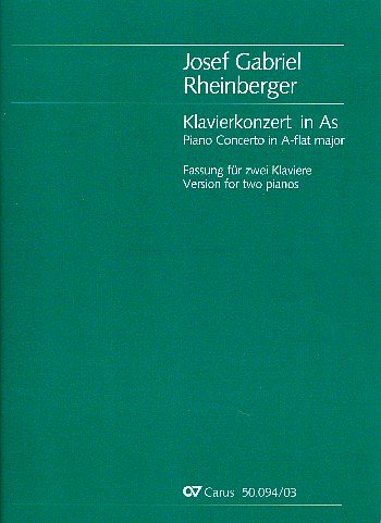 J. Rheinberger: Klavierkonzert in As op. 94 (Spielpart.)