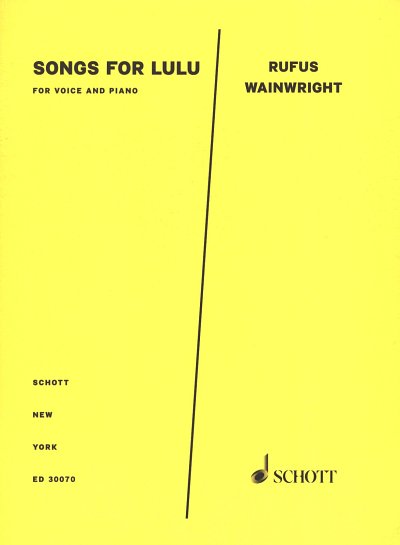 Wainwright, Rufus: Songs for Lulu