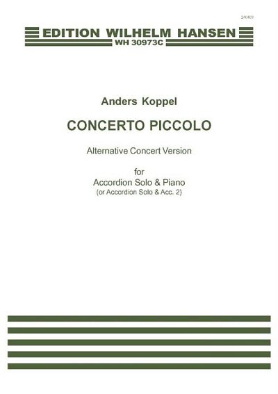 A. Koppel: Concerto Piccolo - Alternative Concert Version