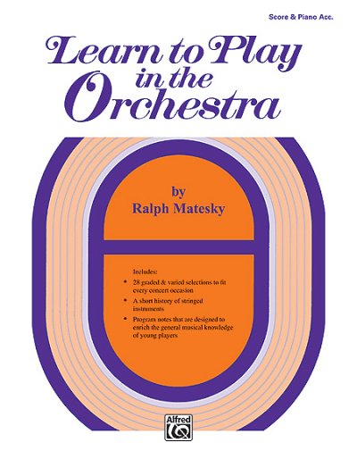 R. Matesky: Learn to Play in the Orchestra, Book , Stro (Bu)