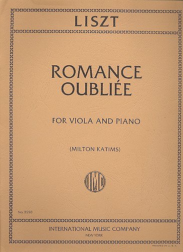 F. Liszt: Romance Oubliee (Katims) (Bu)