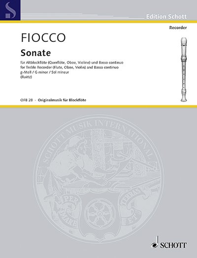 DL: J. Fiocco: Sonate g-Moll, AbflBc