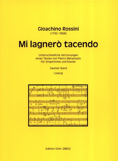 G. Rossini: Mi lagnero tacendo Band 2 , GesKlav (Pa+St)