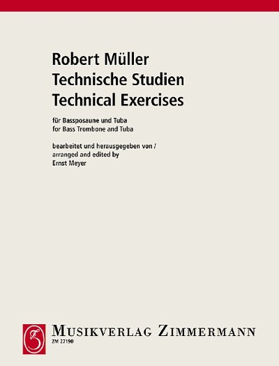 R. Müller: Technische Studien für Baßposaune und Tu, Tb/Bpos