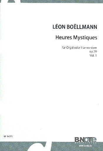 L. Boëllmann et al.: Heures mystiques für Orgel oder Harmonium op.29 Heft 1