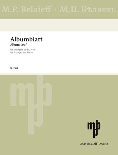DL: A. Glasunow: Albumblatt, TrpKlav