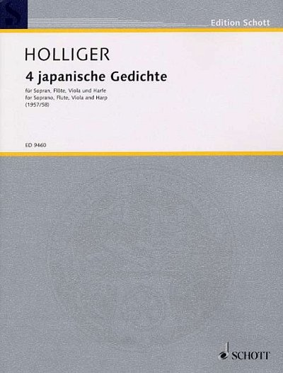 H. Holliger: Vier japanische Gedichte  (Sppa)