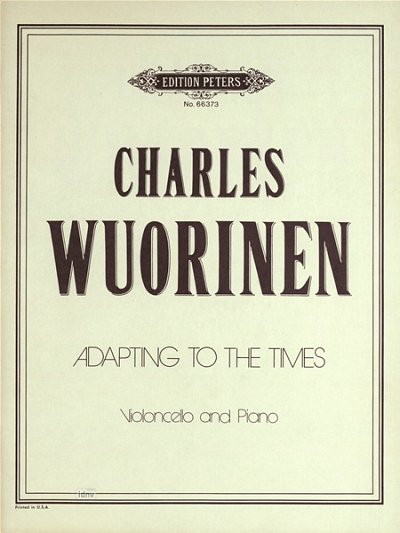 C. Wuorinen i inni: Adapting to the Times