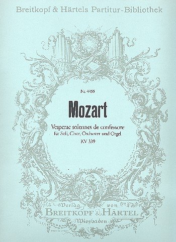 W.A. Mozart: Vesperae solennes KV 339