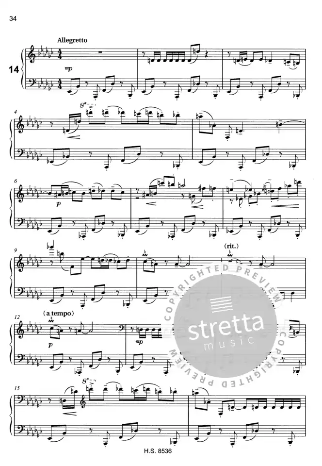L. Auerbach: 24 Praeludien Fuer Klavier Exempla Nova 336 (3)