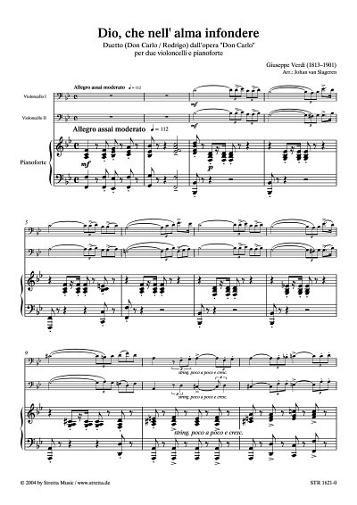 DL: G. Verdi: Dio, che nell' alma infondere Duett (Don Carlo