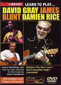 D. Gray: Learn to Play David Gray, James Blunt,, E-Git (DVD)