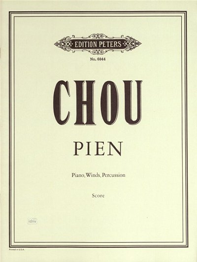 C. Wen-chung atd.: Pien - Chamber Concerto