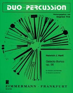 Hartl Heinrich: Galacto Burico Op 56 Duo Fuer Percussion