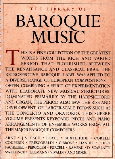 The Library Of Baroque Music, Klav