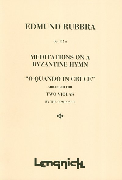 E. Rubbra: Meditations Byzantine Hymn Viola Duet