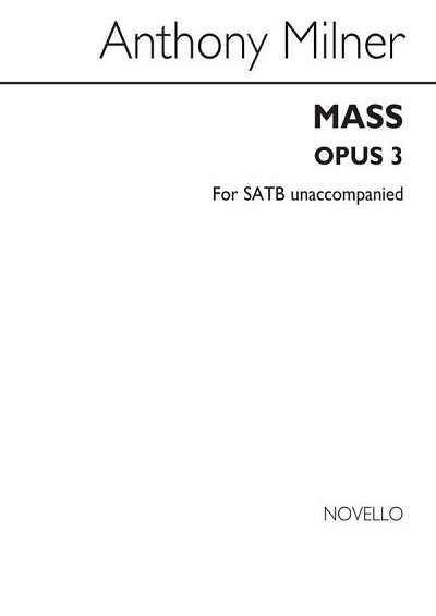 Mass Opus 3 Satb Unaccompanied Latin, GchKlav (Chpa)