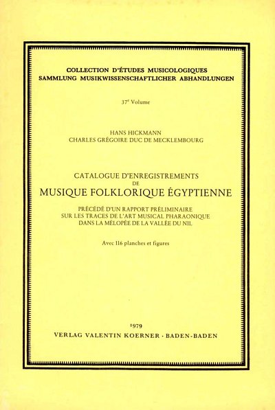 H. Hickmann: Catalogue d'enregistrements de musique fol (Bu)