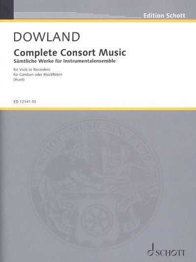 J. Dowland: Saemtliche Musik fuer Instrumentalensemble (Part