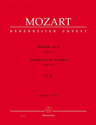 W.A. Mozart: Sinfonie Nr. 8 D-Dur KV 48, Sinfo (Part)