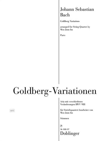 J.S. Bach: Goldberg Variationen BWV 988, Stimmen