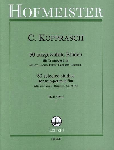 G. Kopprasch: 60 ausgewählte Etüden 1, TrpB
