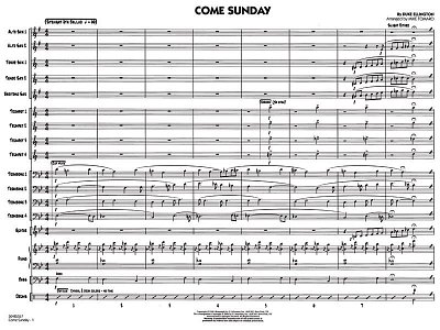 Come Sunday - Jazz Ensemble Score, Bigb (Part.)