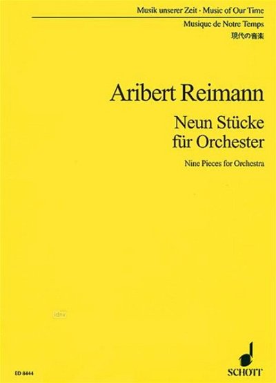 A. Reimann: Neun Stücke , Orch (Stp)